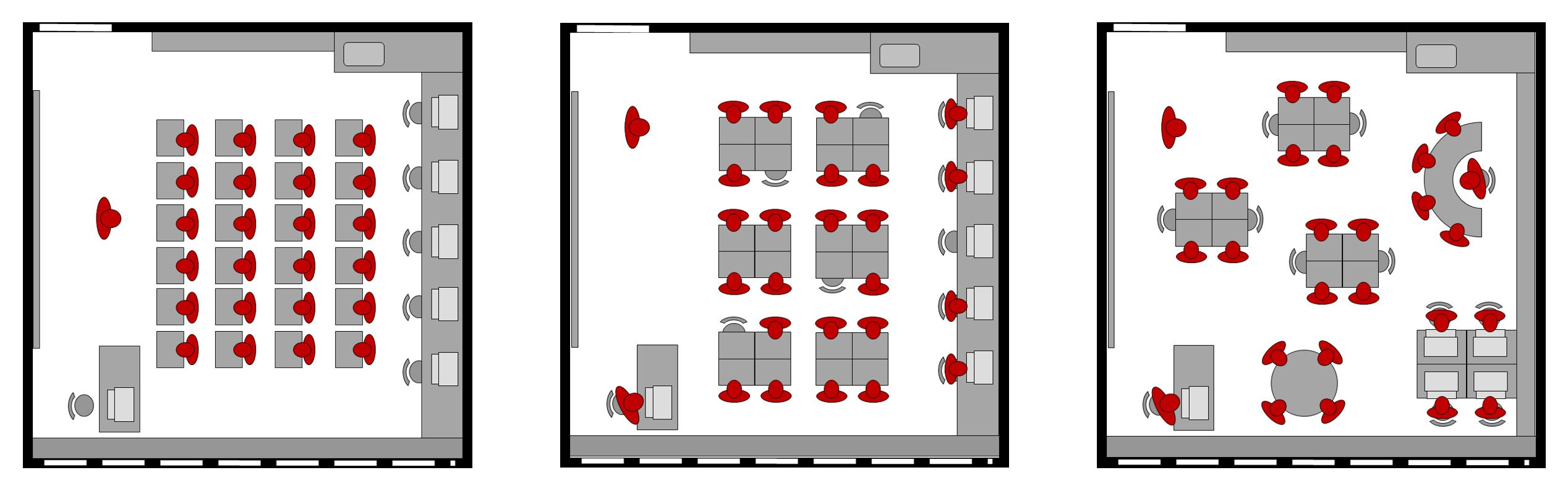 Classroom seating arrangements diagram